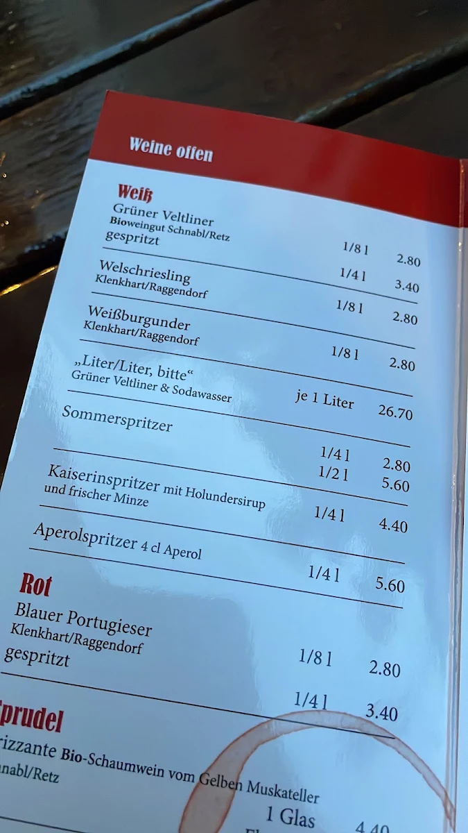 Speisekarte photo 5