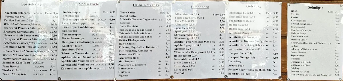 Speisekarte photo 1