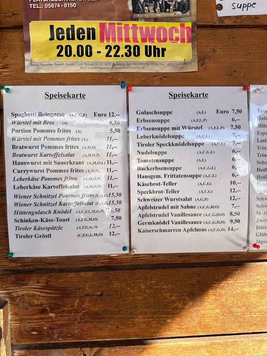 Speisekarte photo 2