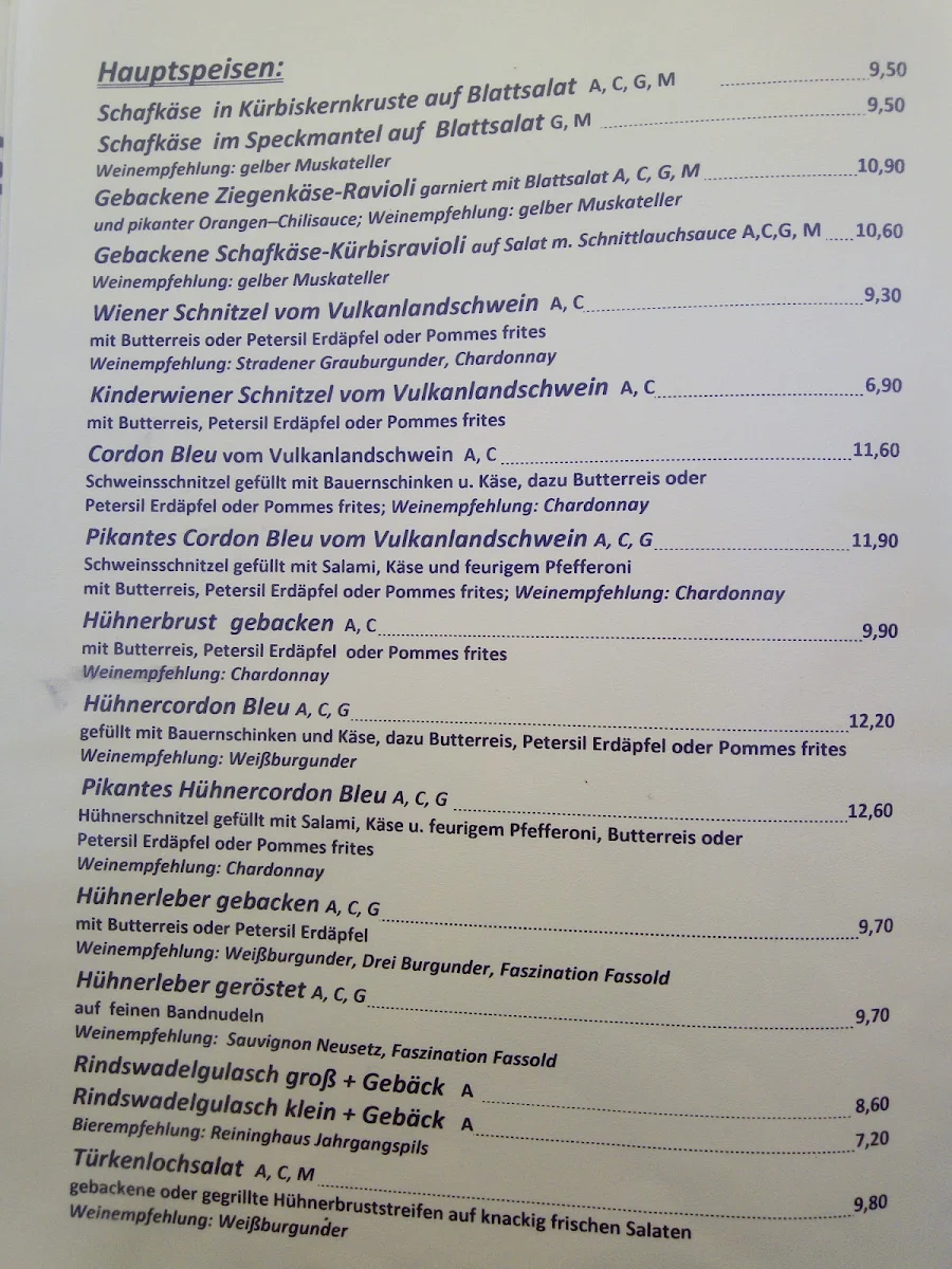 Speisekarte photo 5
