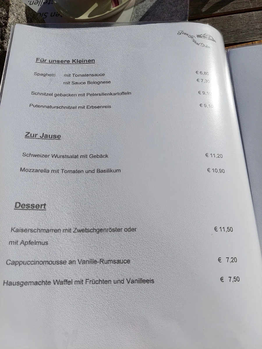 Speisekarte photo 2