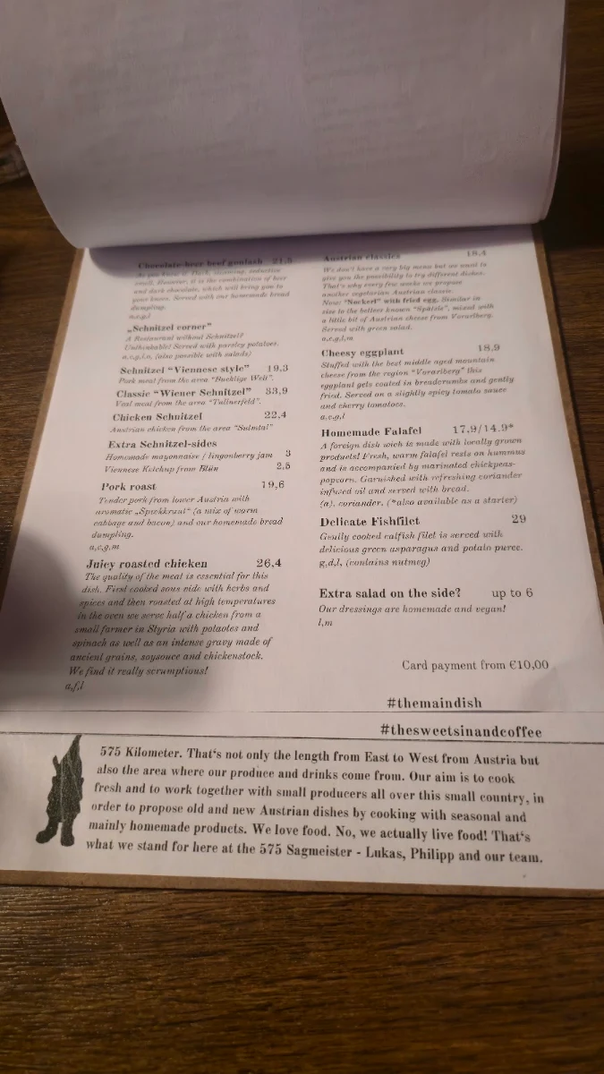 Speisekarte photo 1