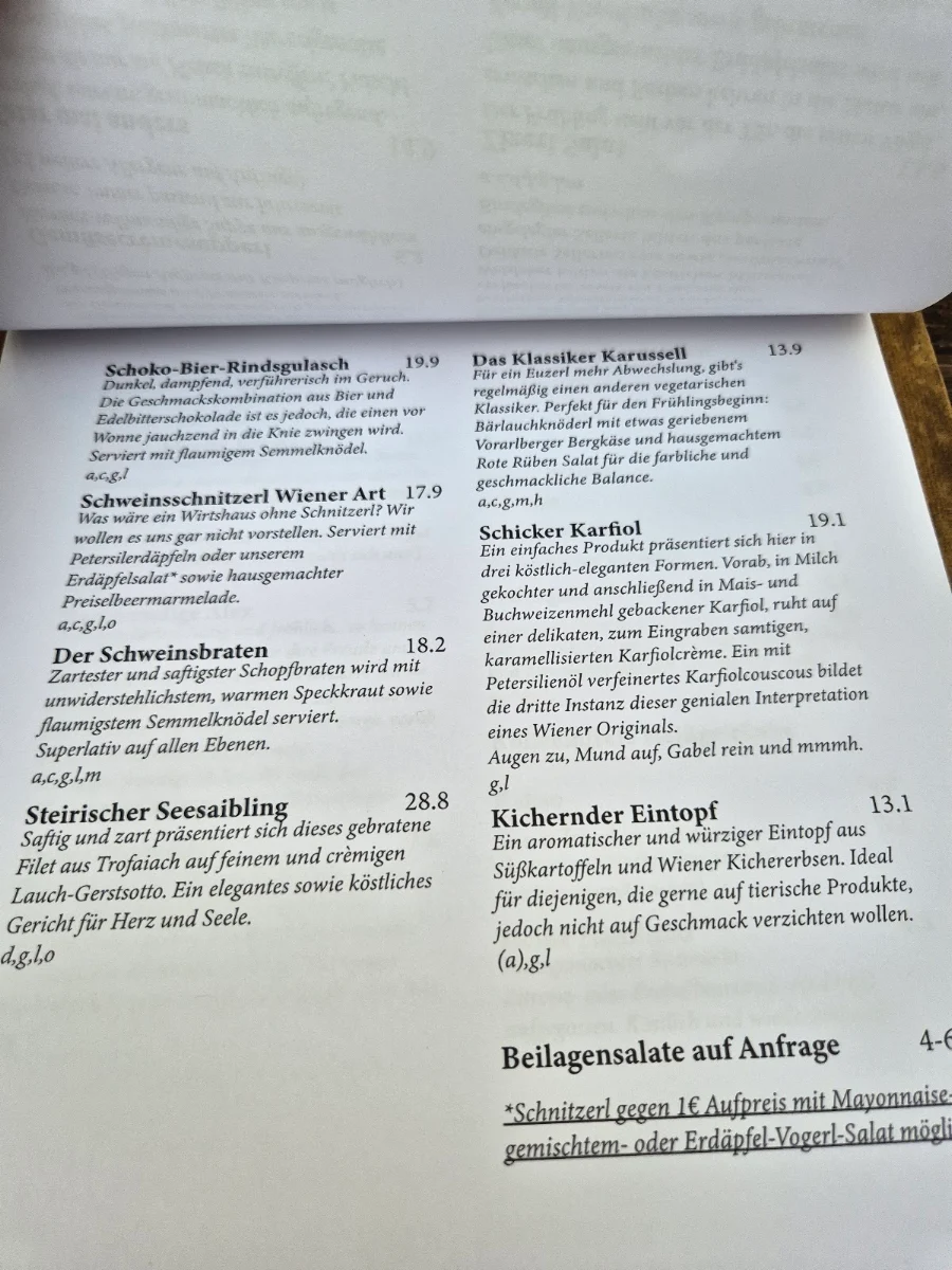 Speisekarte photo 5