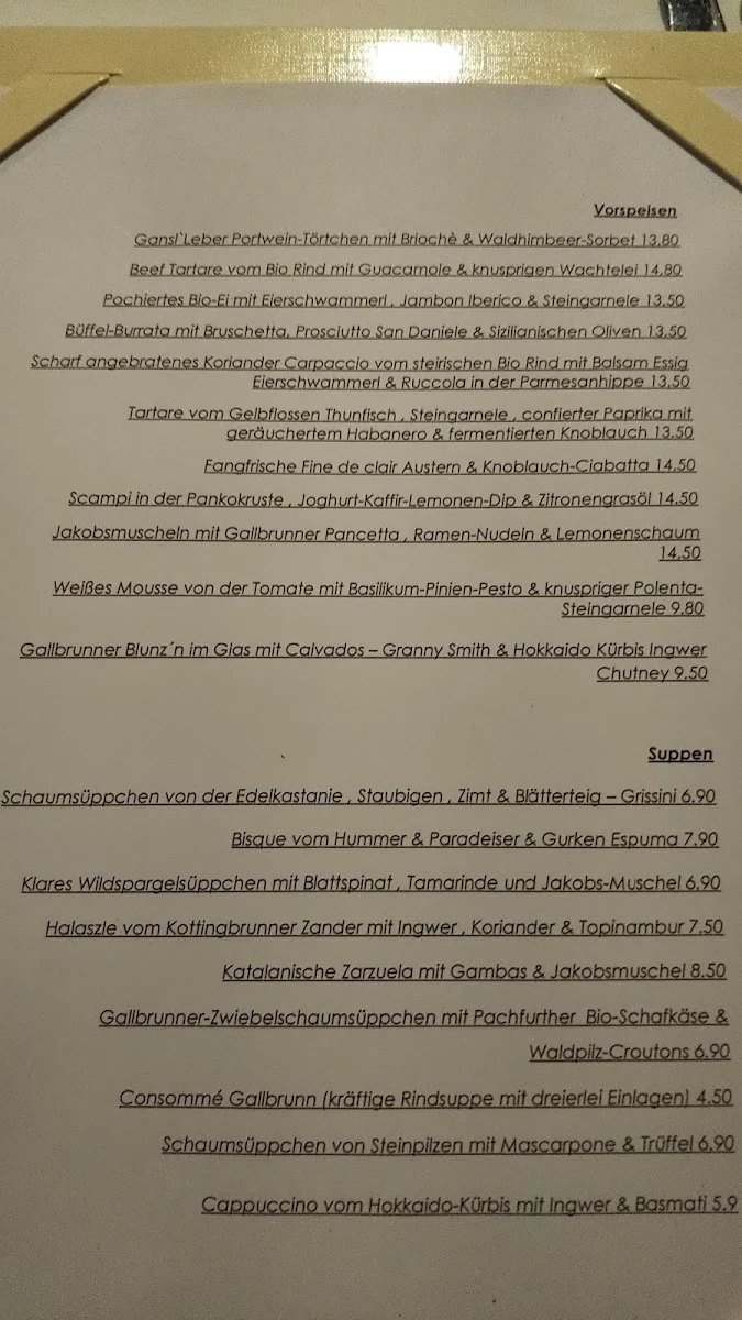 Speisekarte photo 3