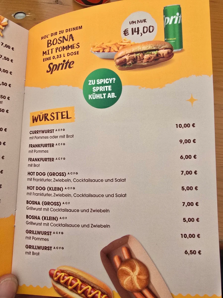 Speisekarte photo 6
