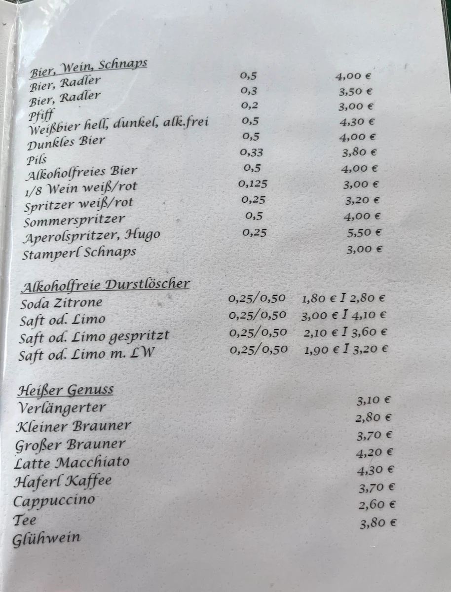 Speisekarte photo 2