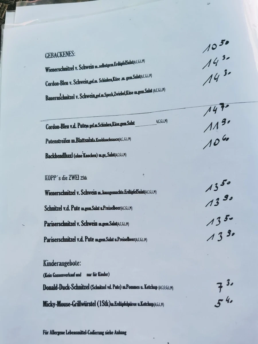 Speisekarte photo 4