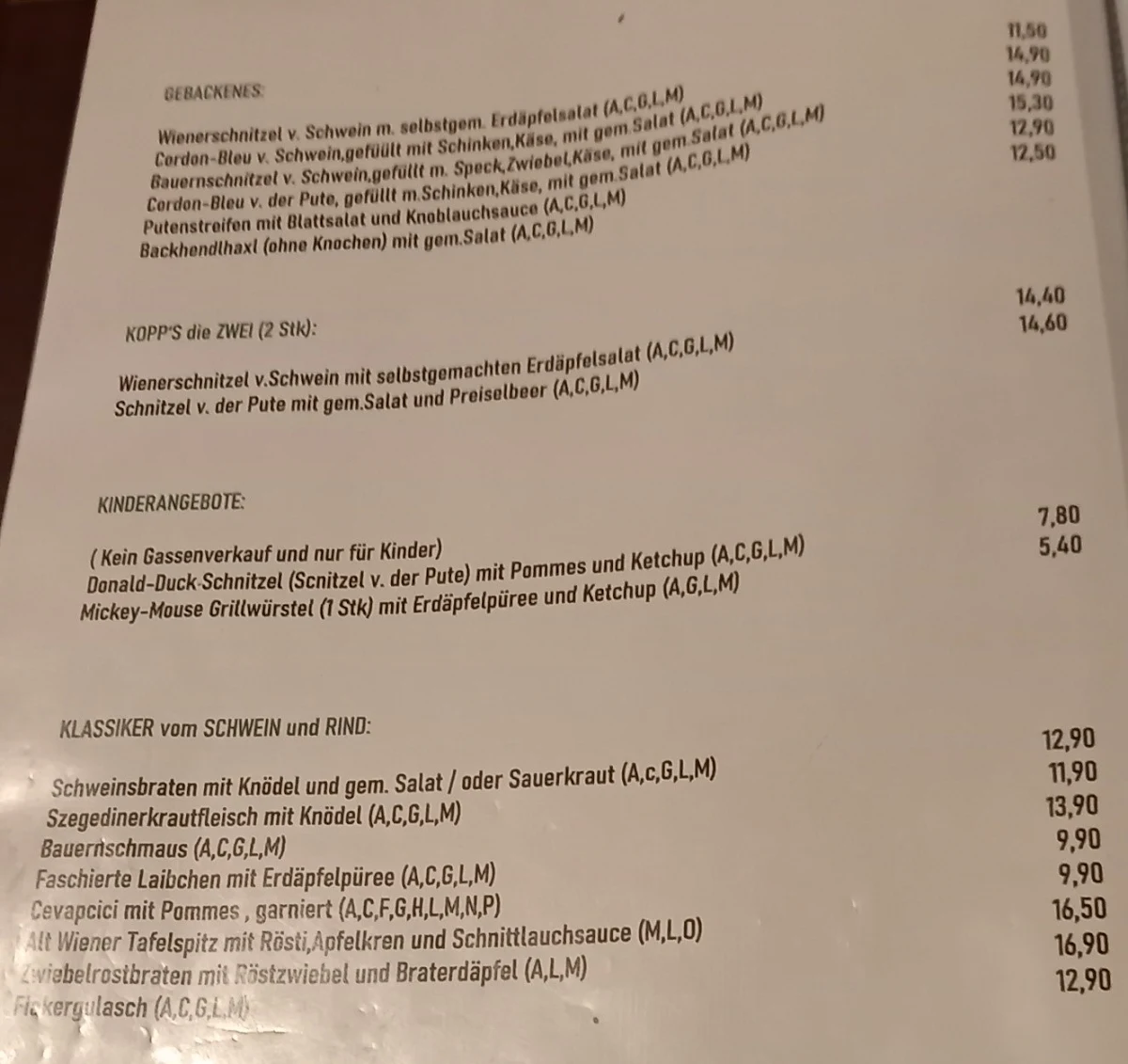 Speisekarte photo 7