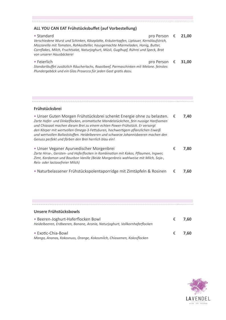 Speisekarte photo 8