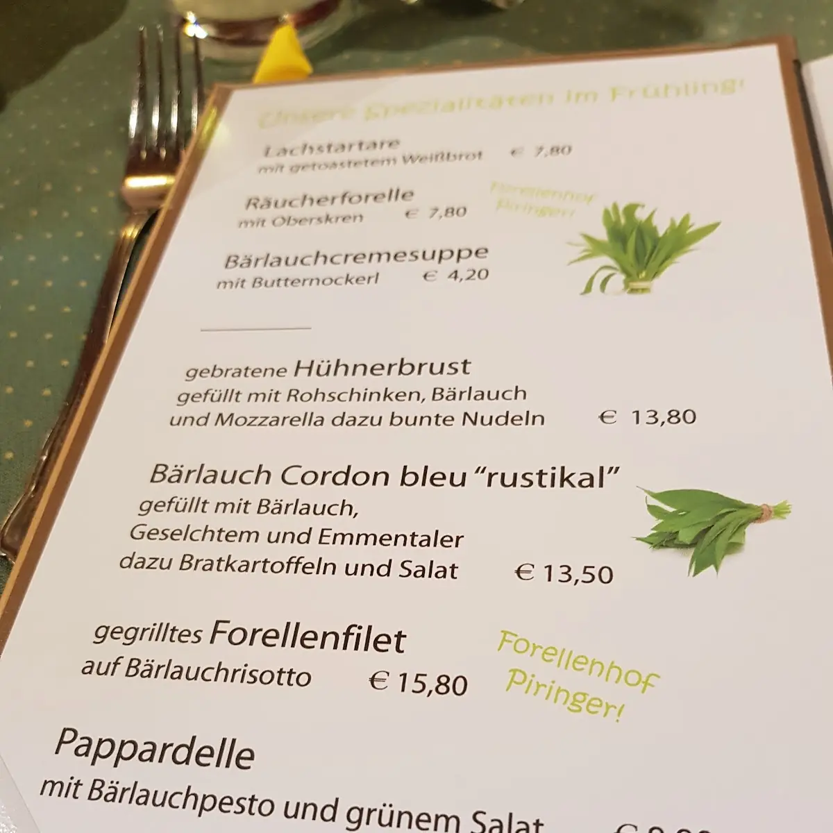 Speisekarte photo 1
