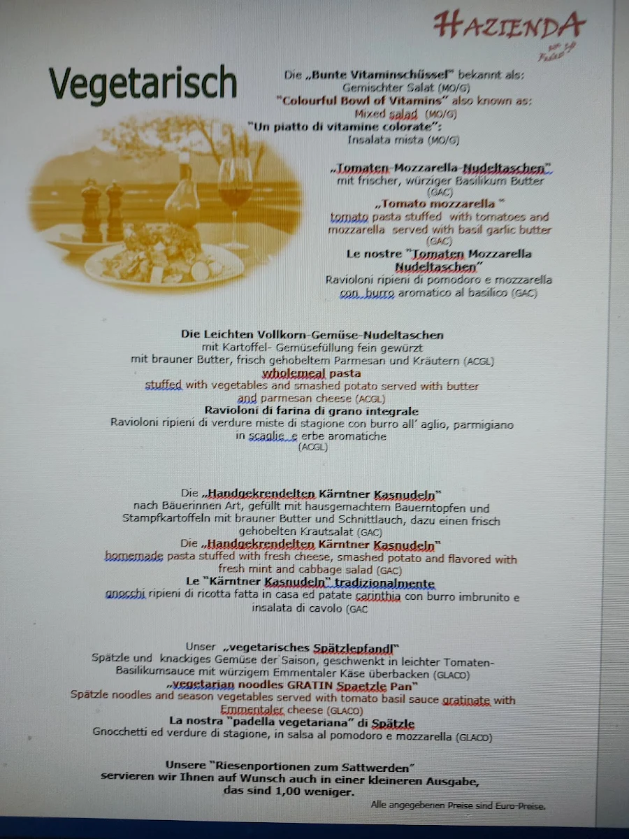 Speisekarte photo 3