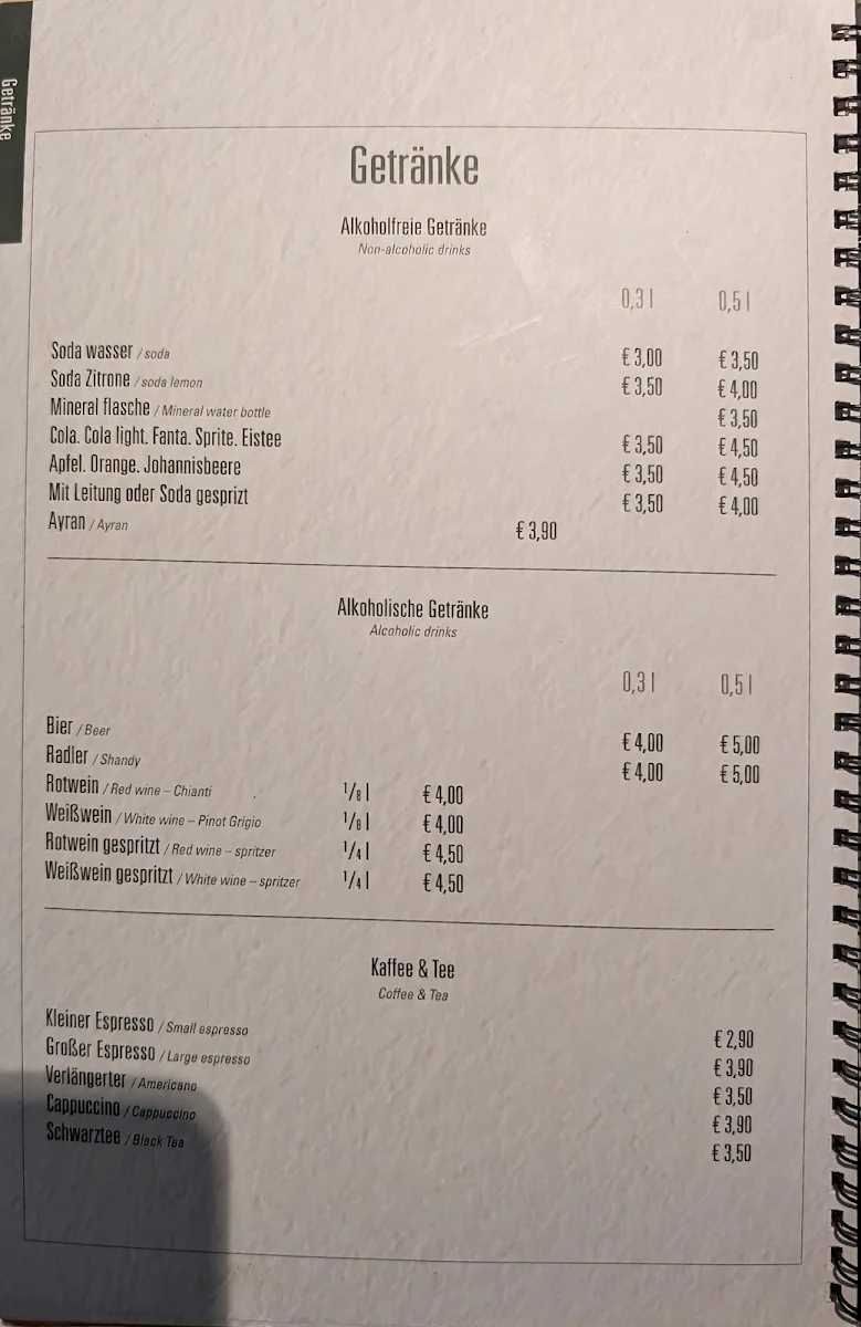 Speisekarte photo 1