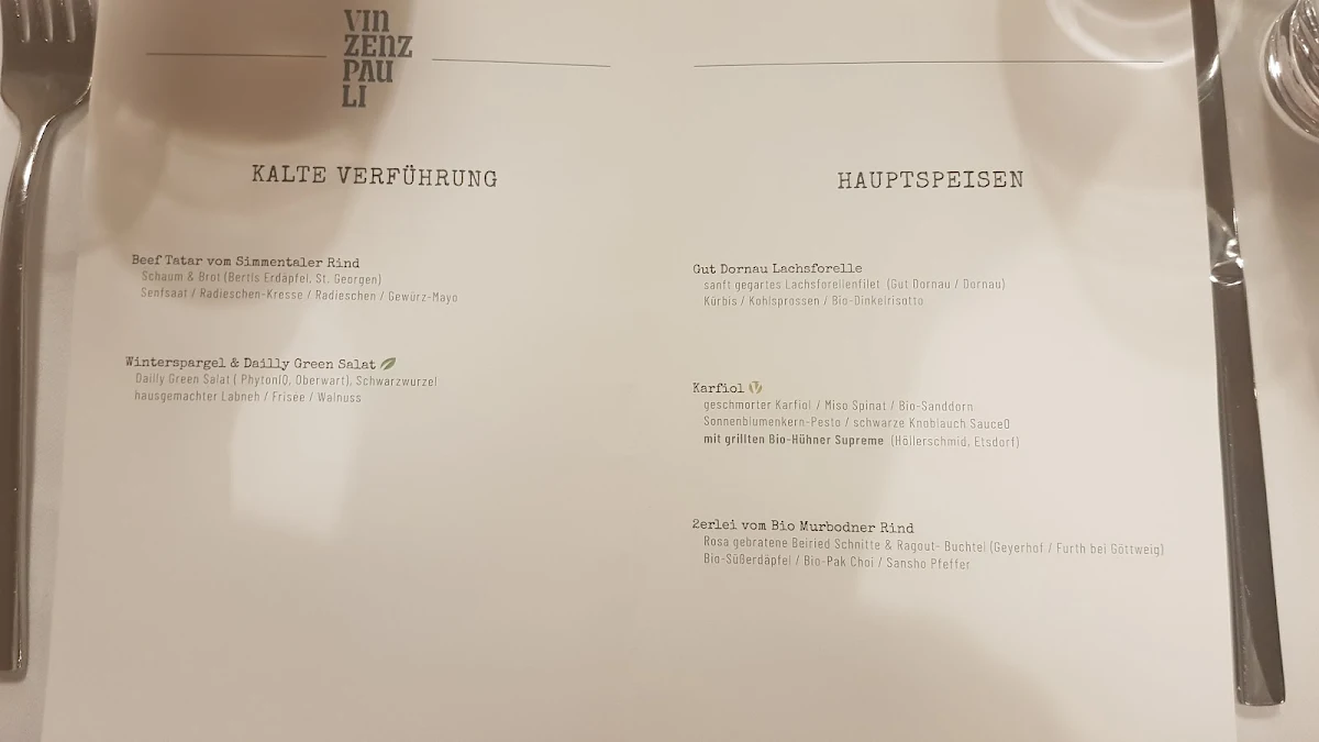 Speisekarte photo 2