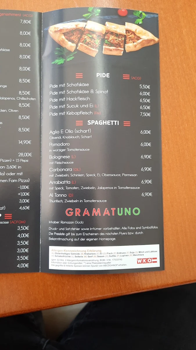 Speisekarte photo 4