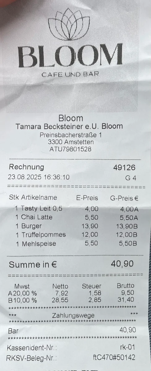 Speisekarte photo 3