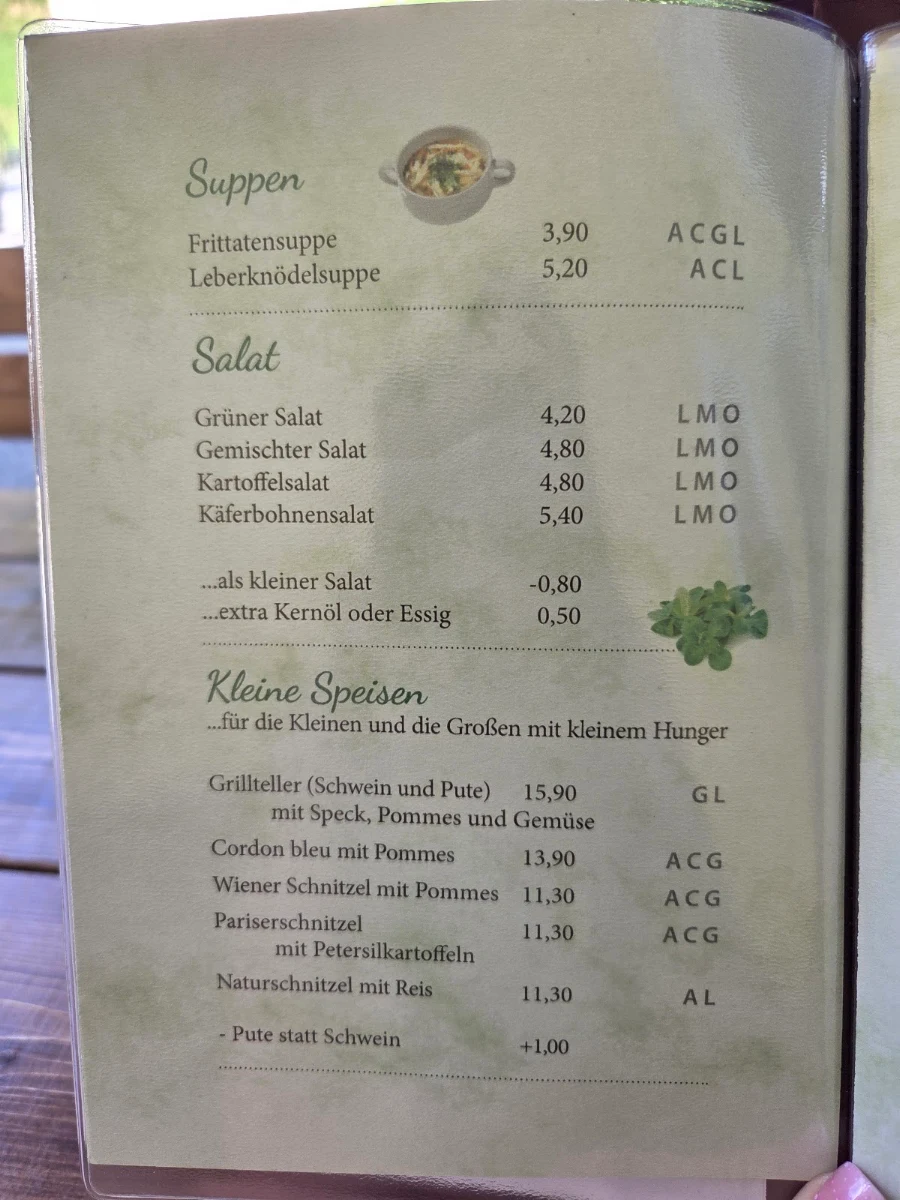 Speisekarte photo 2