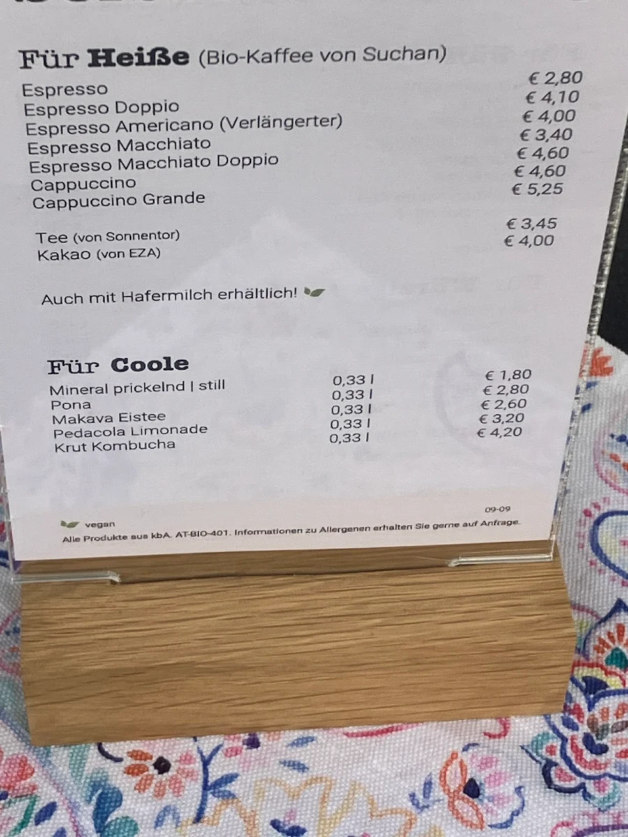 Speisekarte photo 1