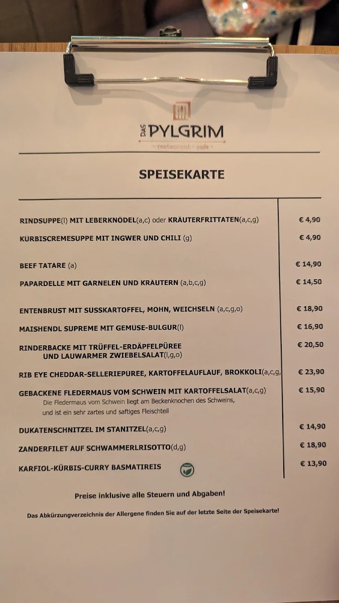 Speisekarte photo 1