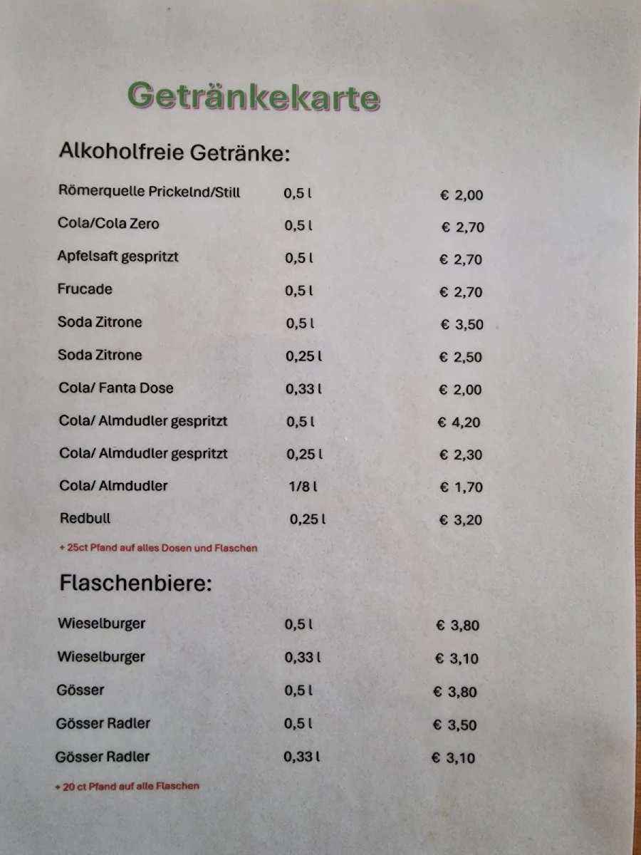Speisekarte photo 1
