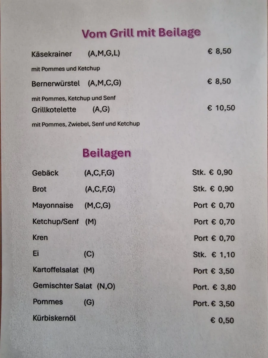 Speisekarte photo 6