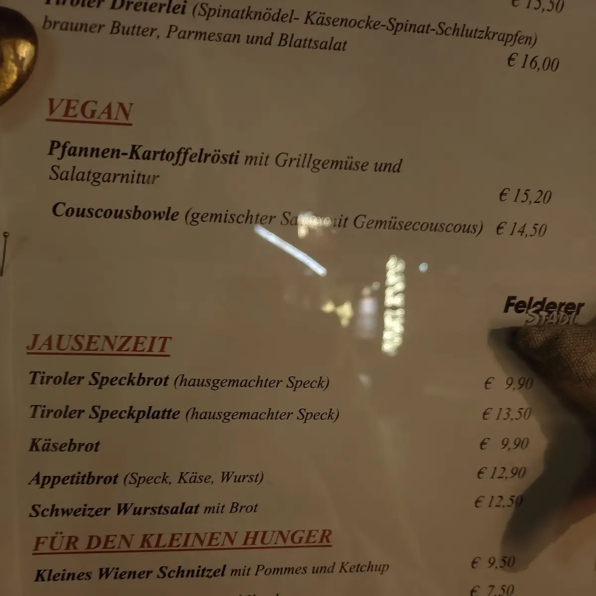 Speisekarte photo 2