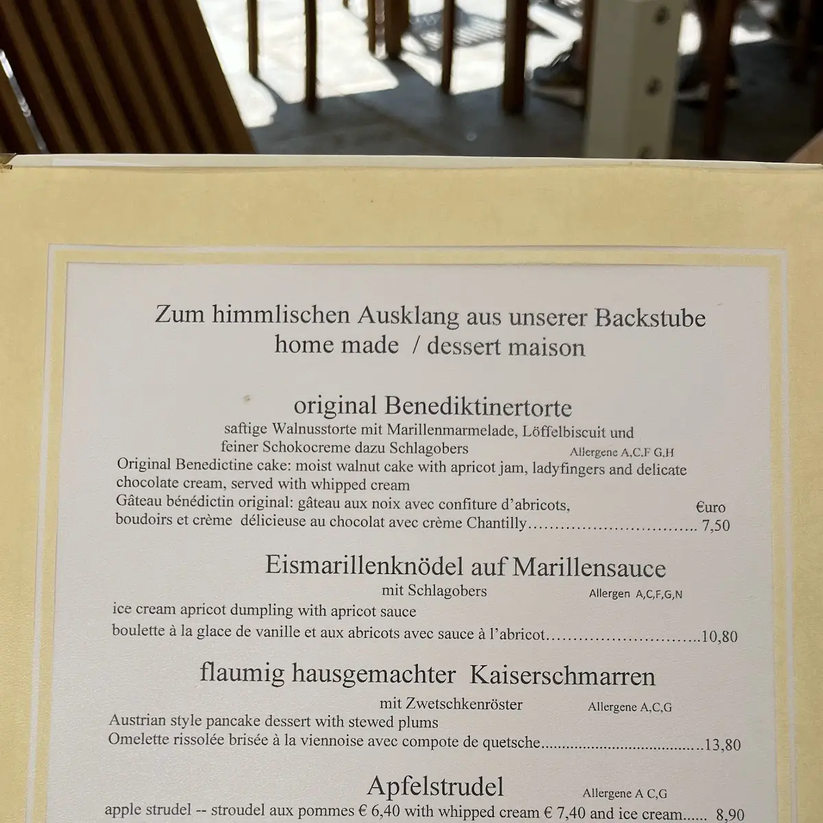Speisekarte photo 8