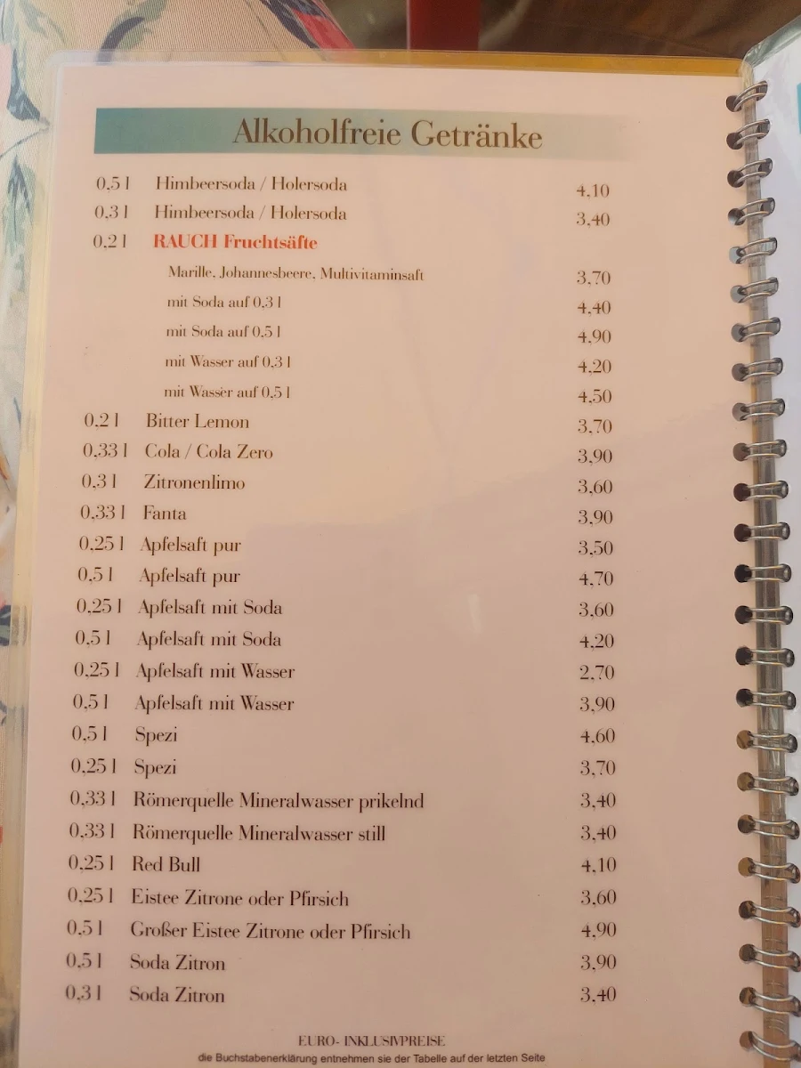 Speisekarte photo 1