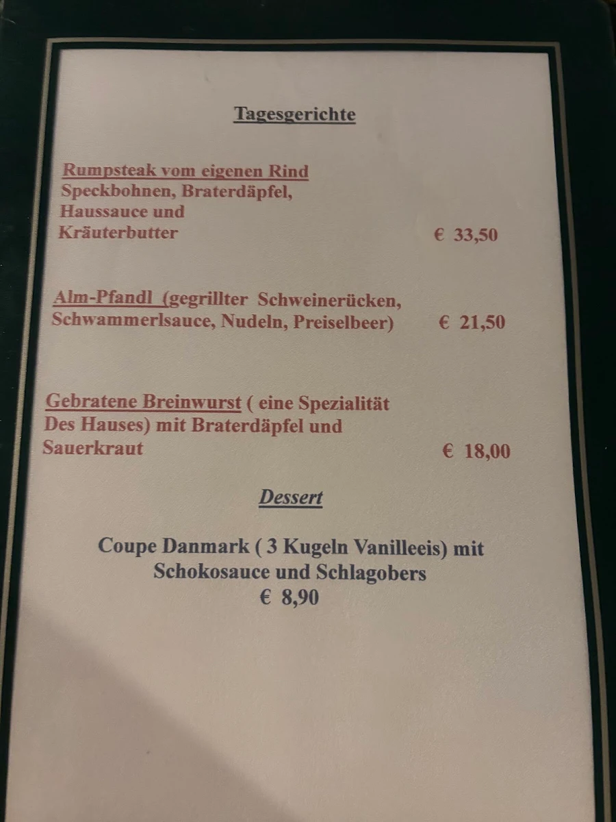 Speisekarte photo 3