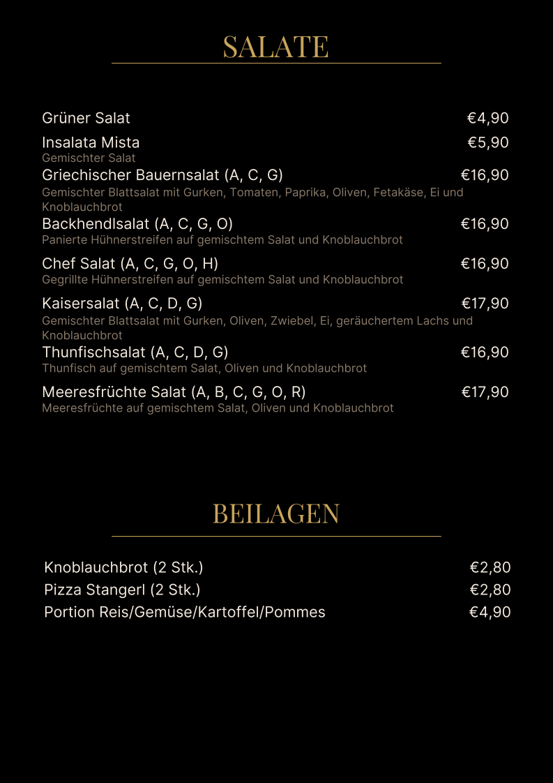 Speisekarte photo 8