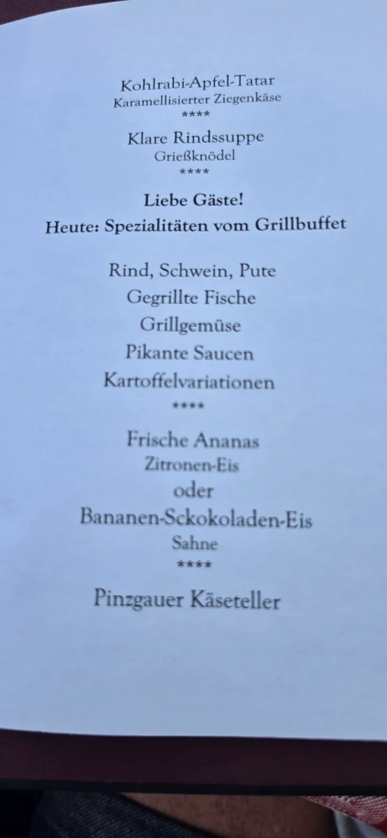 Speisekarte photo 1