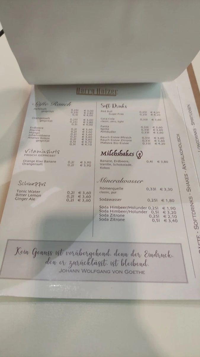 Speisekarte photo 2