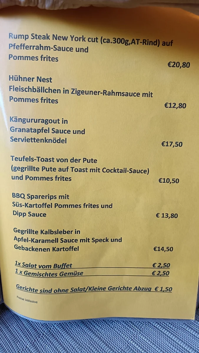 Speisekarte photo 2