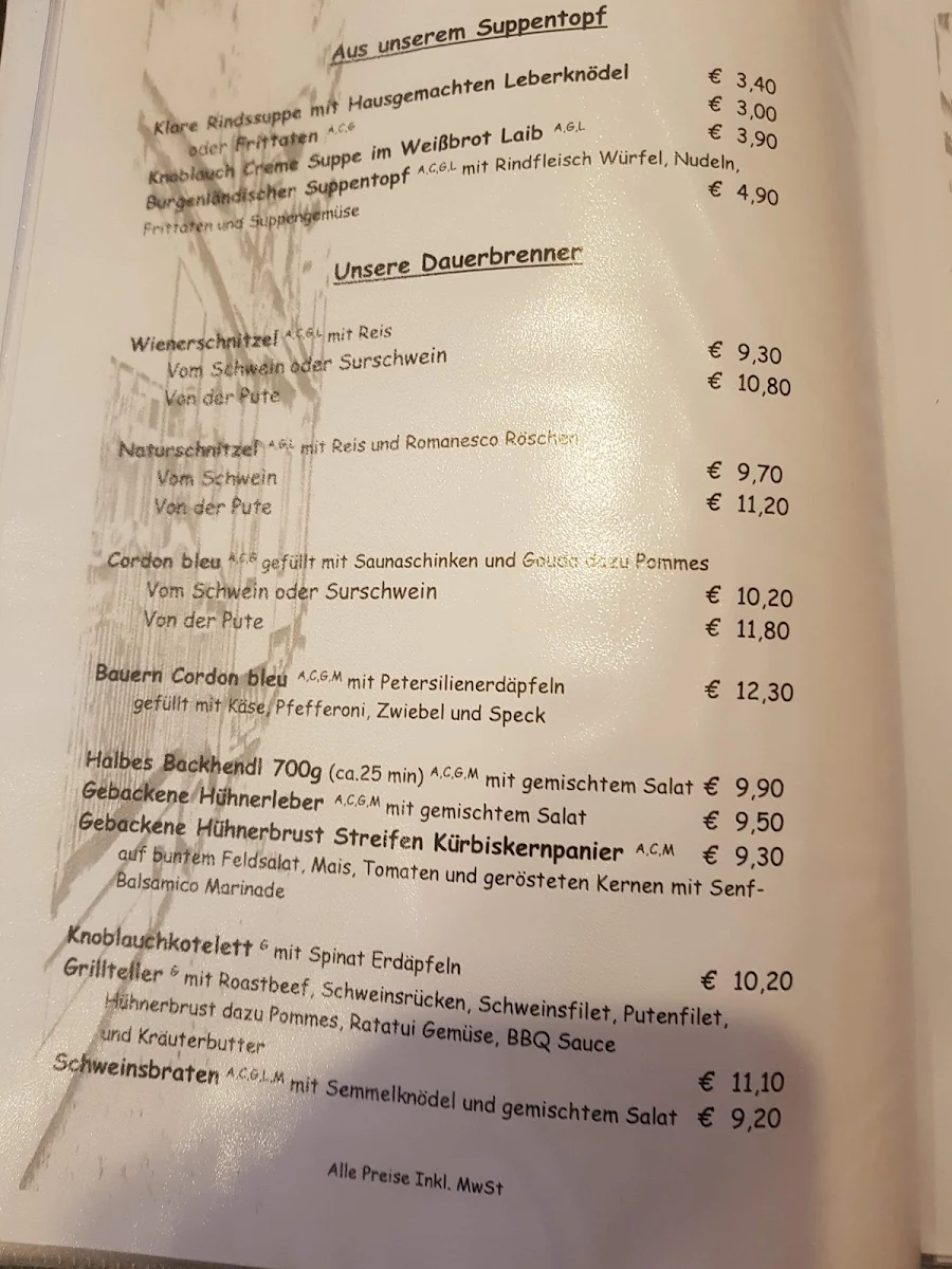 Speisekarte photo 2