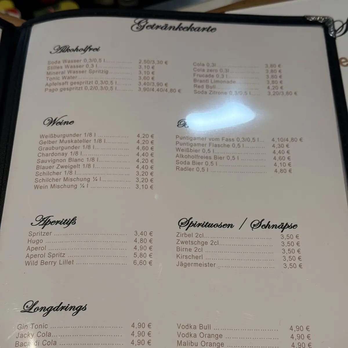 Speisekarte photo 2