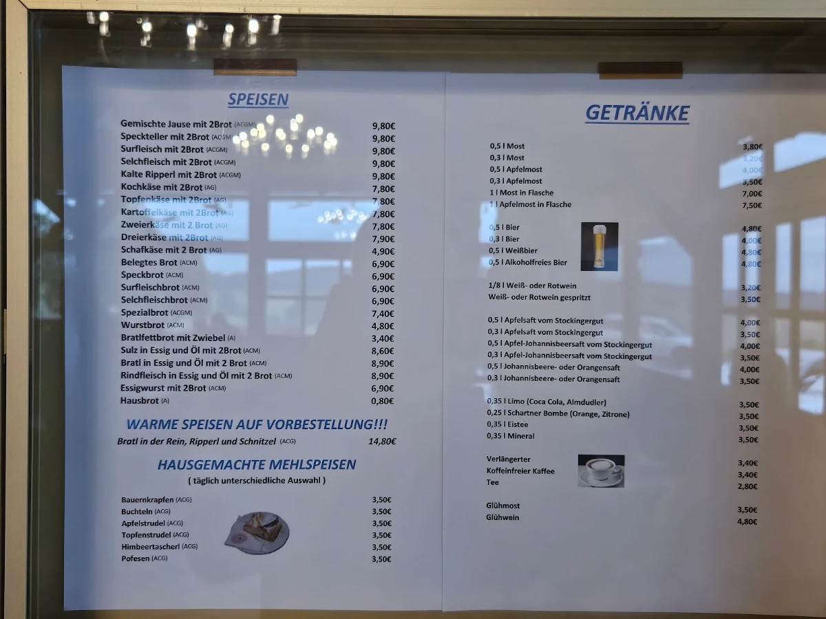 Speisekarte photo 1