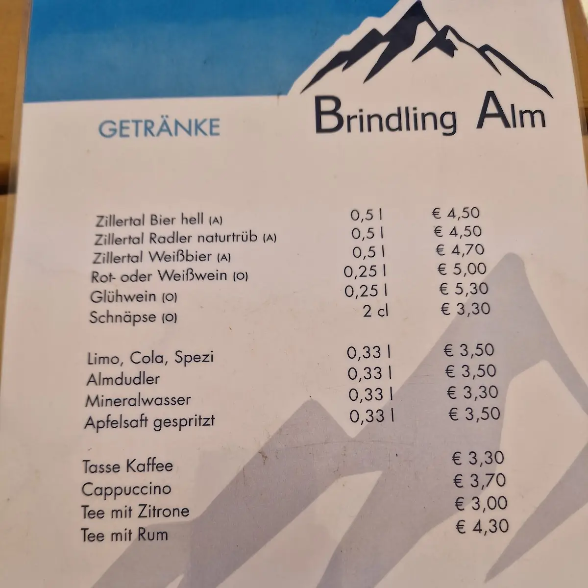 Speisekarte photo 3