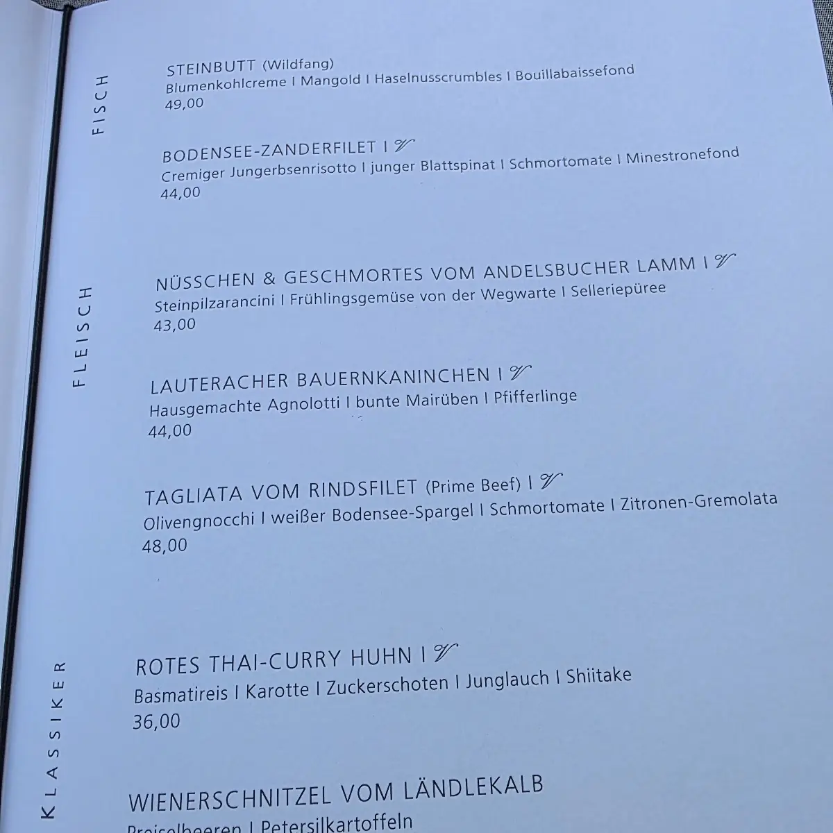 Speisekarte photo 2