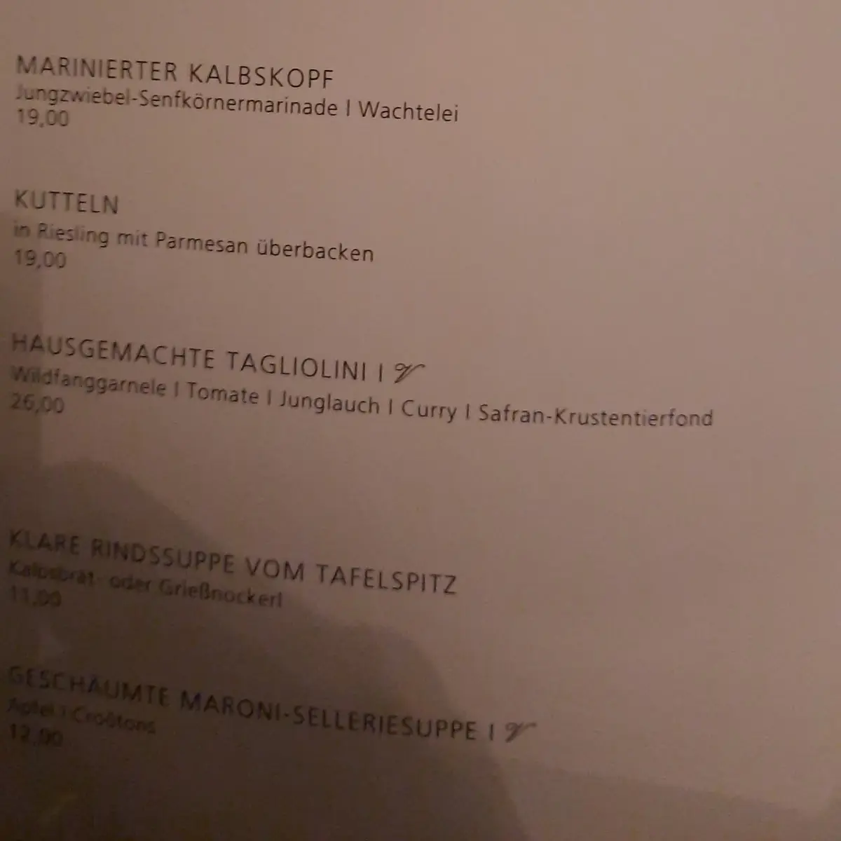 Speisekarte photo 4