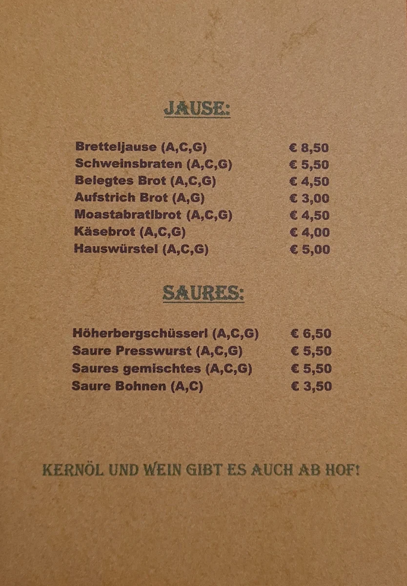 Speisekarte photo 1