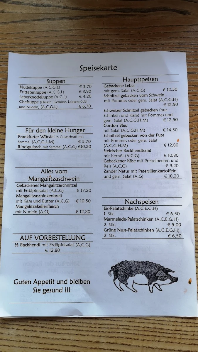 Speisekarte photo 2