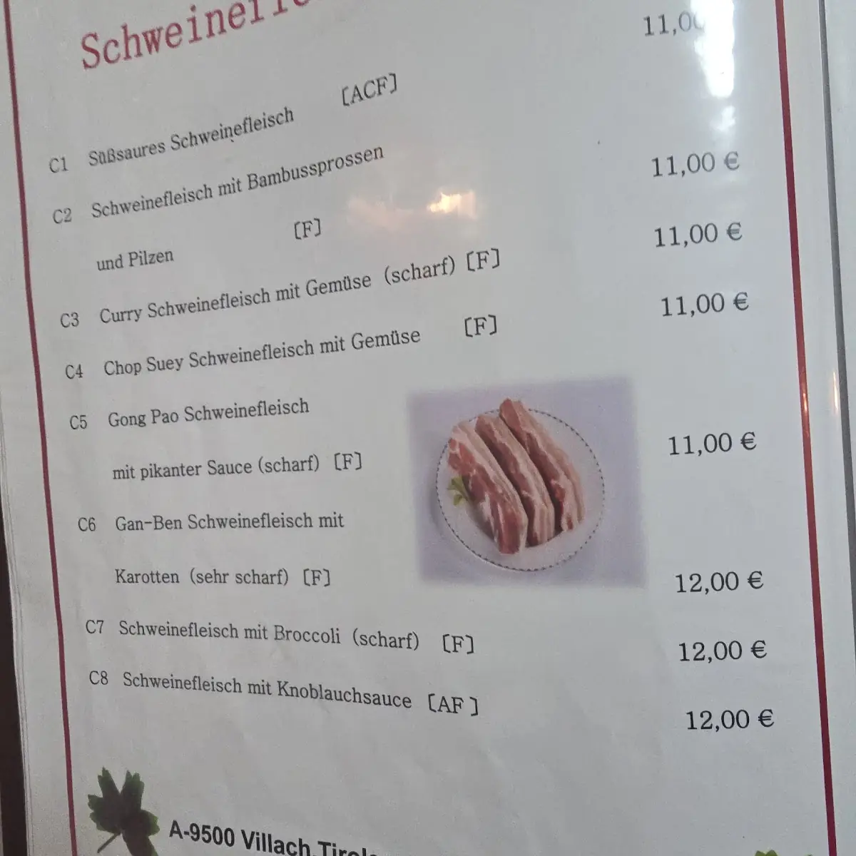 Speisekarte photo 5