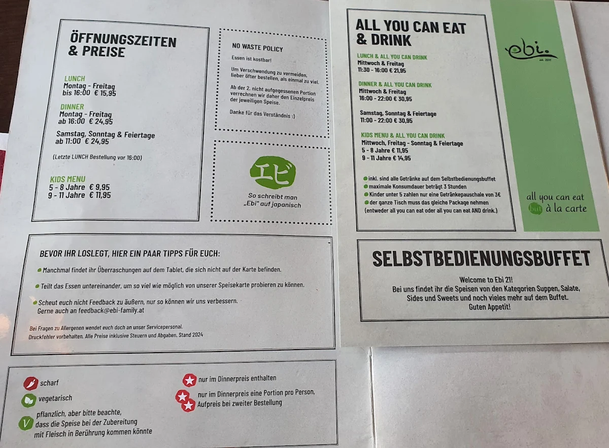 Speisekarte photo 1