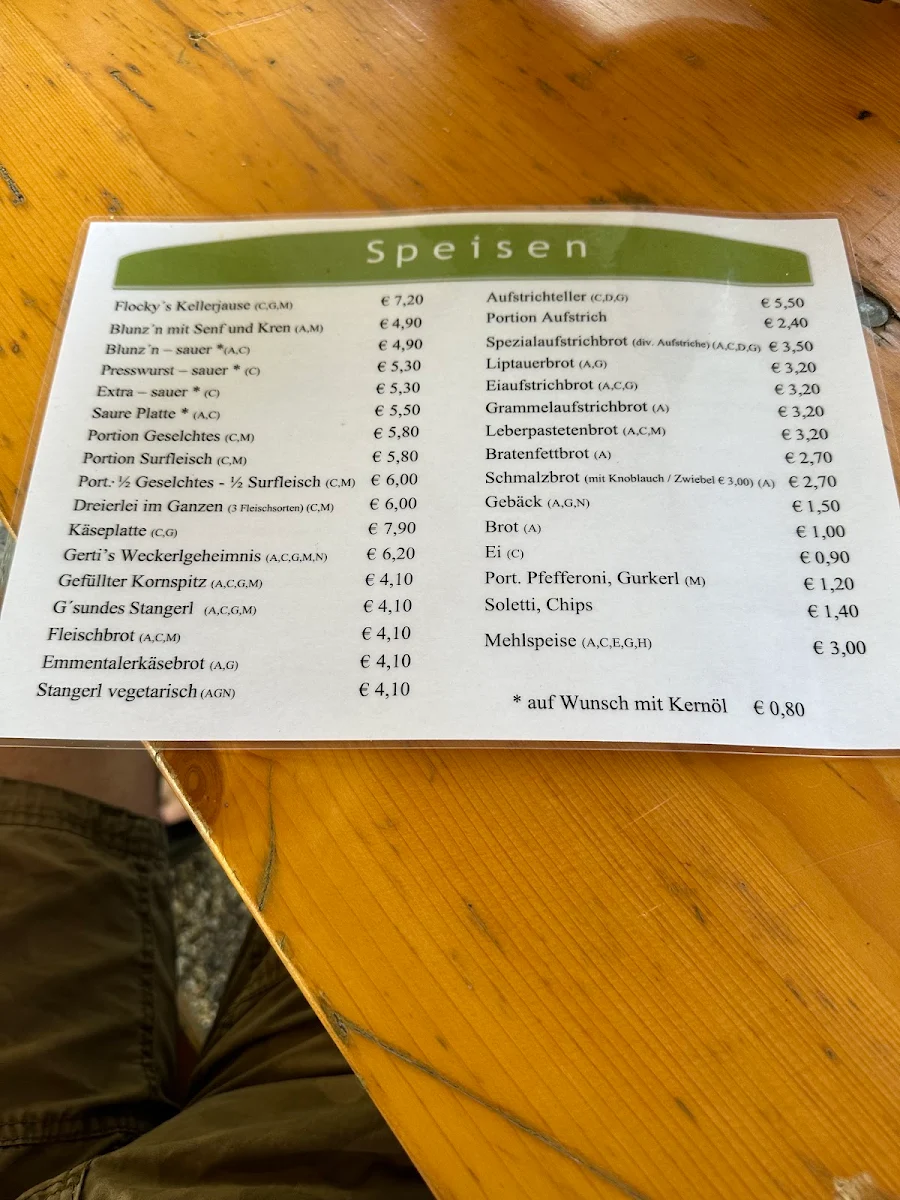 Speisekarte photo 1