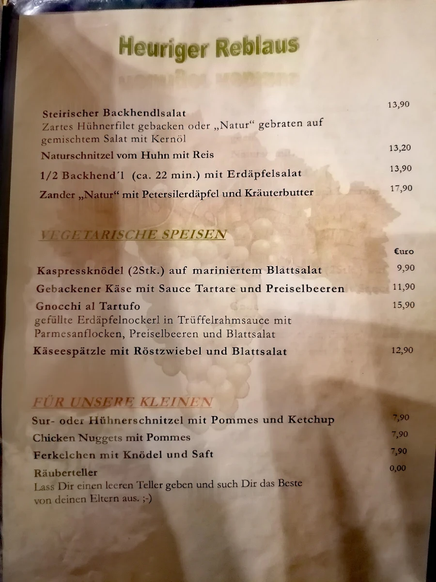 Speisekarte photo 3