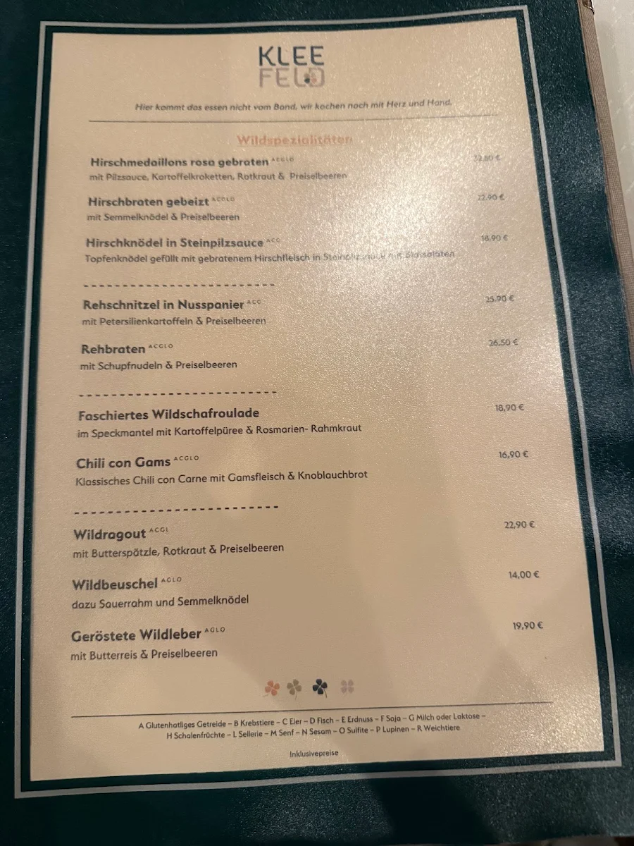 Speisekarte photo 2