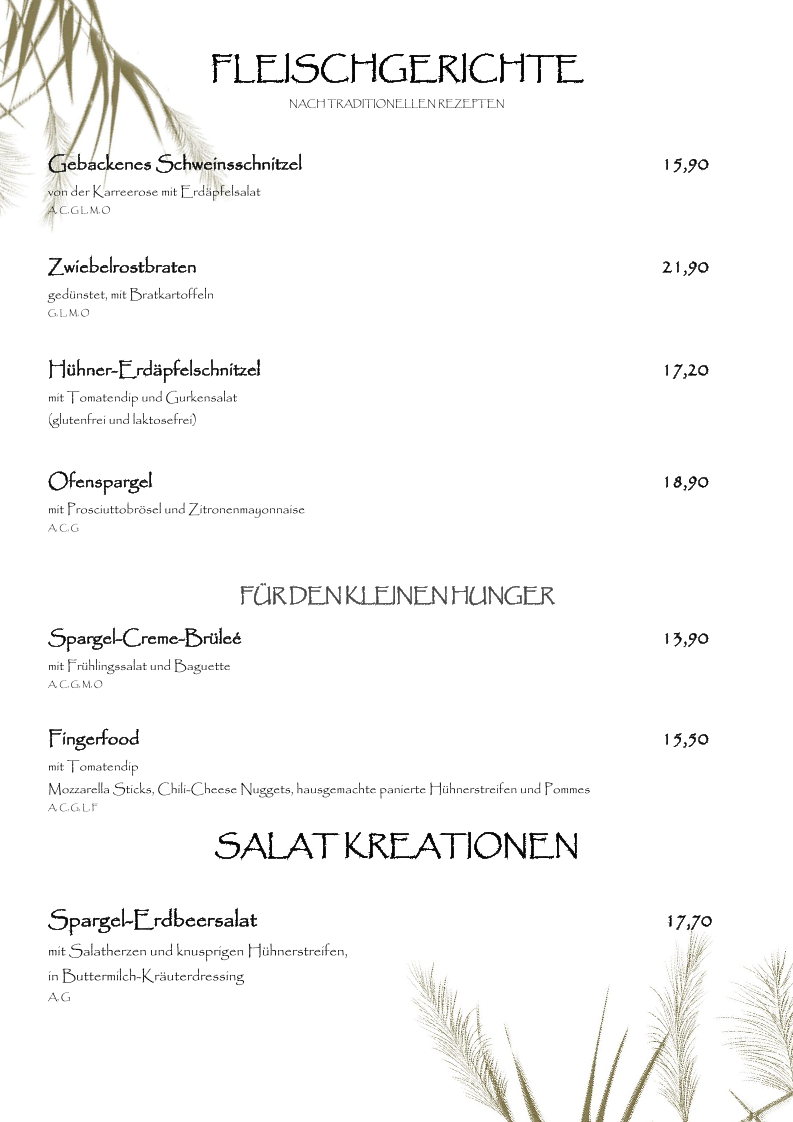 Speisekarte photo 6