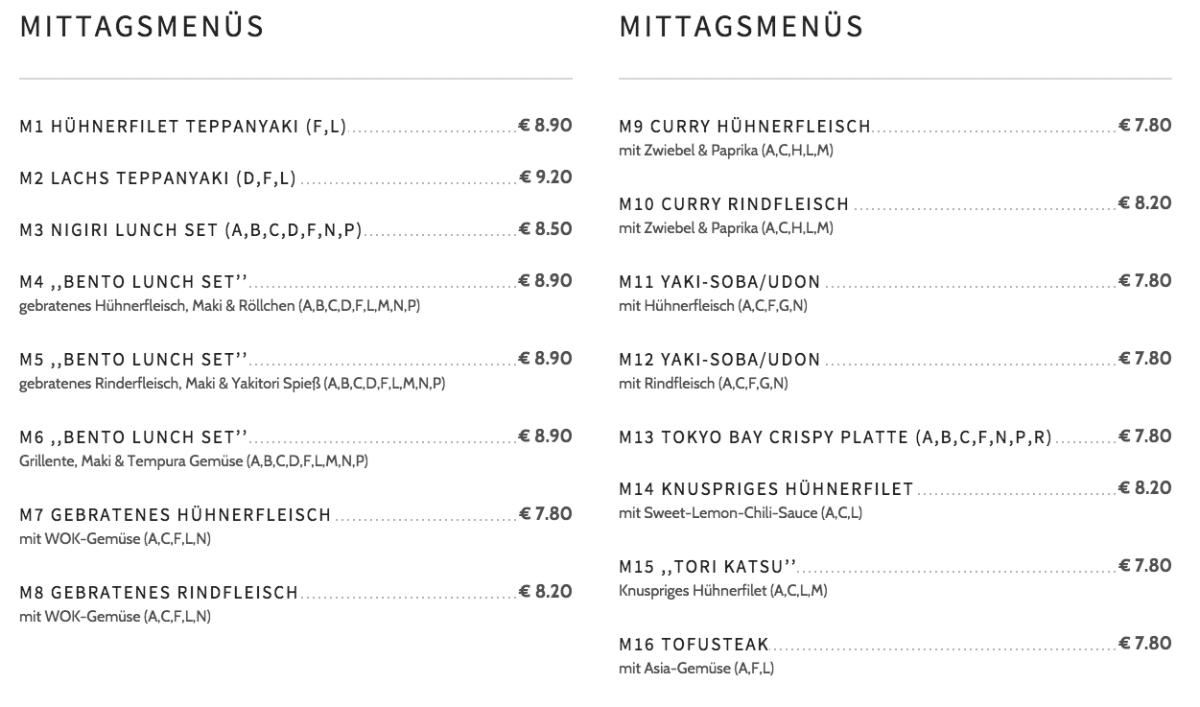 Speisekarte photo 5