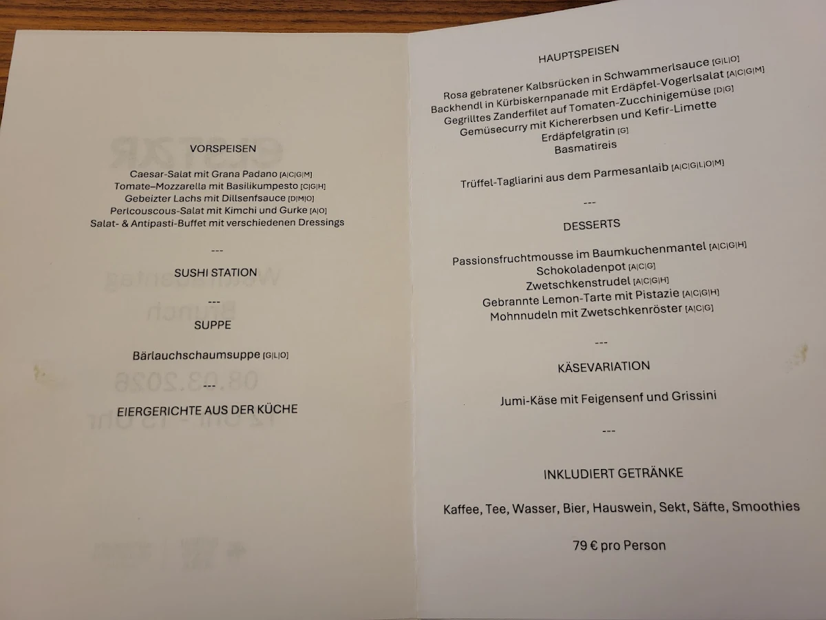 Speisekarte photo 1