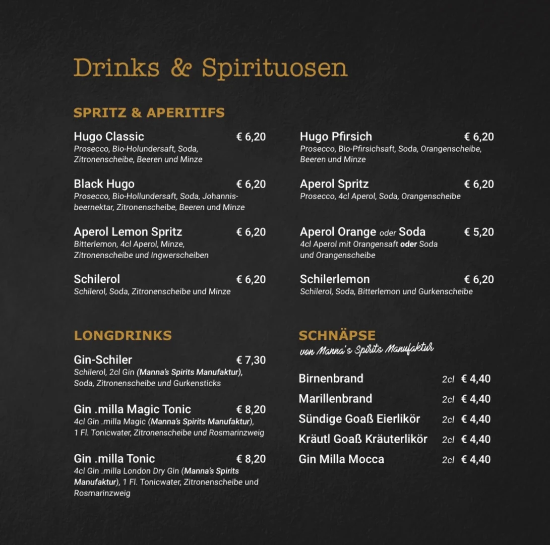 Speisekarte photo 1