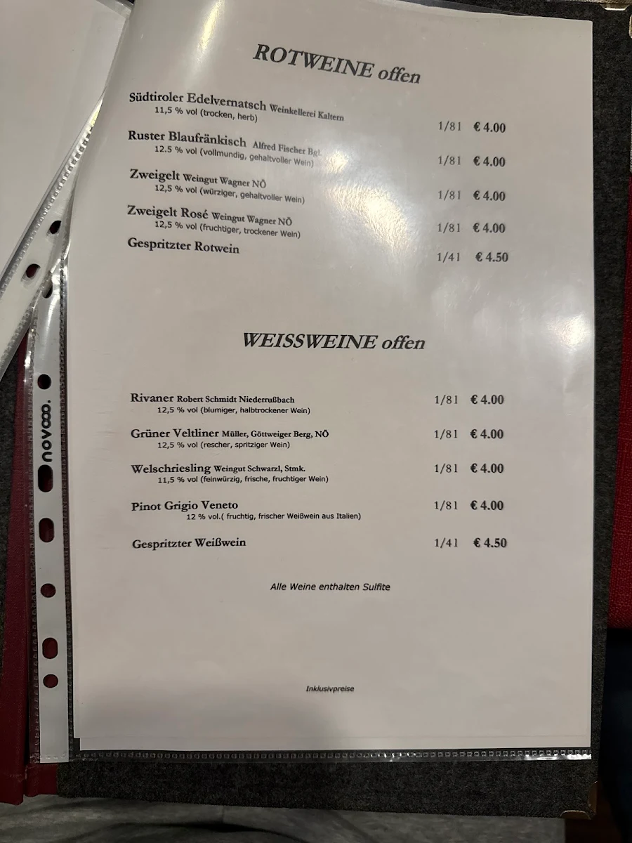 Speisekarte photo 2
